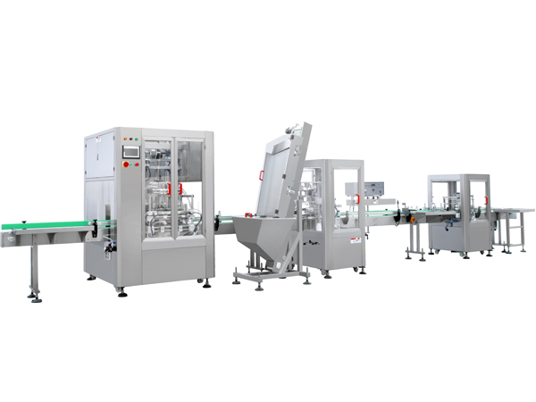 洗發水灌裝旋蓋封口線